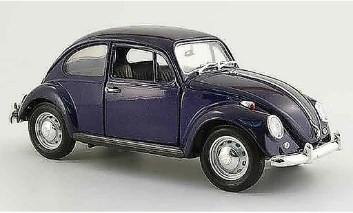 Volkswagen Kafer Base 1/18 Yat Ming blue fonce 1967 diecast model cars