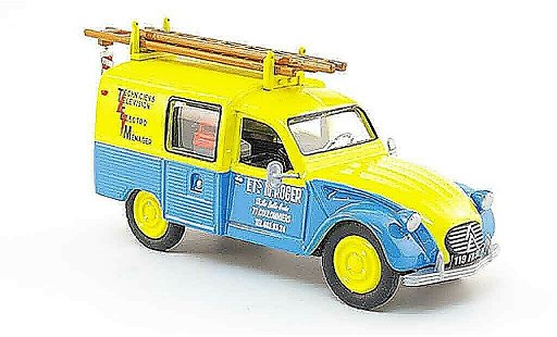 Citroen 3CV Fourgonnette 1/43 Eligor elektro inatallateur diecast model cars