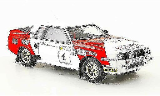 Toyota Celica TA64 1/43 Bizarre twin cam turb no.1 rallye avectlerer osten 1984 diecast model cars