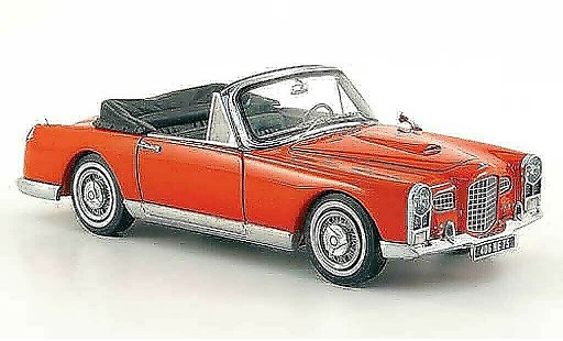 Facel Vega FV Cabriolet 1/43 Neo Convertible red 1955 diecast model cars