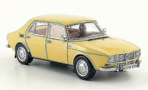 Saab 99 Base 1/43 Neo beige 4 turig edition liavecee 300 1971 diecast model cars