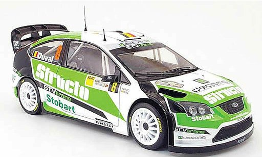 Ford Focus RS 1/18 Sun Star wrc 07 no.8 structo rallye Germany 2008 f.duval / p.pivato diecast model cars