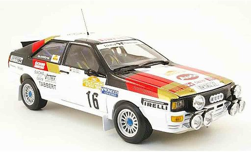 Audi Quattro rallye 1/18 Sun Star Rally no.16 pirelli san remo 1982 diecast model cars