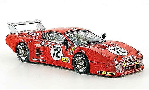Ferrari 512 BB 1/43 Best 3.serie no.72 24h le mans 1982 diecast model cars