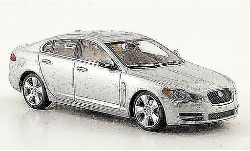 Jaguar XF Base 1/43 Minichamps grey metallisee 2007 diecast model cars