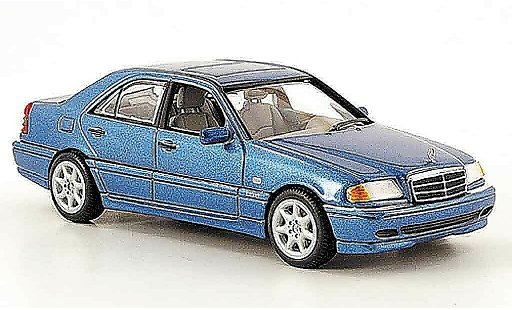 Mercedes Classe C Base 1/43 Minichamps (W 202) blue 1997 diecast model cars