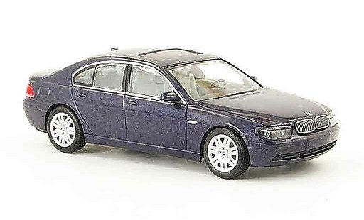 Bmw 735 E65 1/43 Minichamps i blue grey 2001 diecast model cars