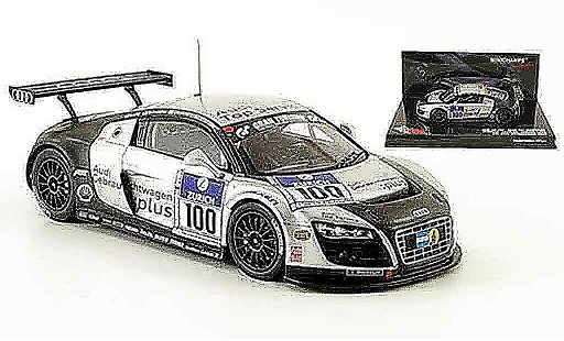 Audi R8 lms 1/43 Minichamps 2009 No.100 Top Service 24h Nurburgring diecast model cars