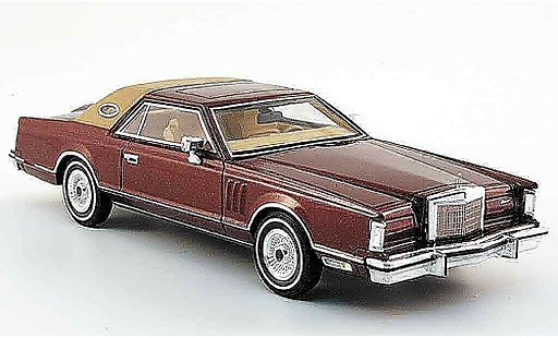 Lincoln Continental 1979 1/43 Premium X MK V red diecast model cars