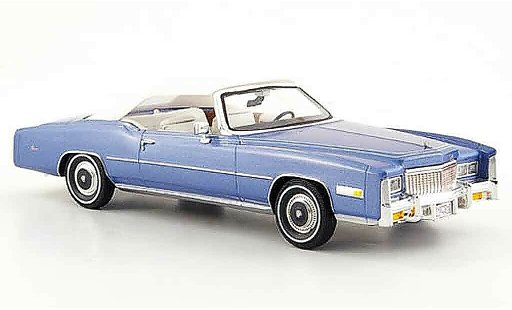 Cadillac Eldorado Convertible 1/43 Premium X /cabriolet blue white 1976 diecast model cars