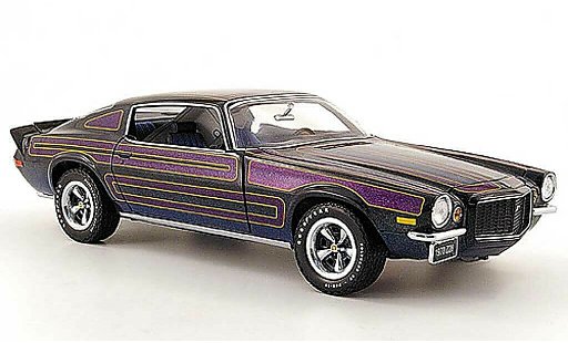 Chevrolet Camaro Z28 1/18 Franklin Mint purple 1970 diecast model cars