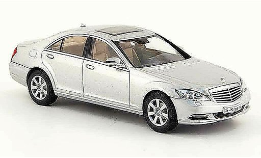 Mercedes Classe S Base 1/43 Autoart S 500 grey metallisee Facelift (MOPF) 2009 diecast model cars
