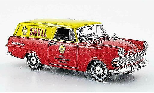Opel Rekord P2 1/43 Starline p 2 caravan red yellow s 1960 diecast model cars