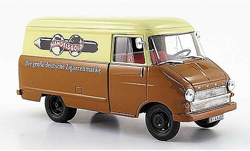 Opel Blitz Base 1/43 Starline vanwagen a beige brown handelsor 1960 diecast model cars