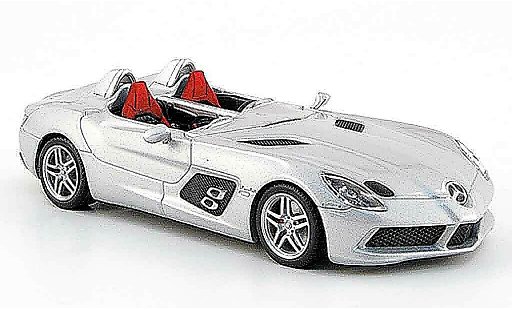 Mercedes SLR Stirling Moss 1/43 Minichamps McLaren (Z 199) grey metallisee 2009 diecast model cars