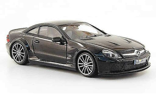 Mercedes B 65 1/43 Minichamps AMG Black Series black 2008 diecast model cars