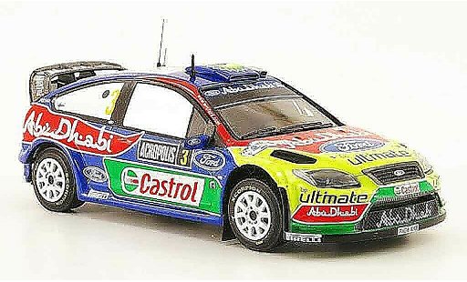 Ford Focus RS WRC 1/43 ixo 09 No.3 winner Akropolis Rally 2009 diecast model cars