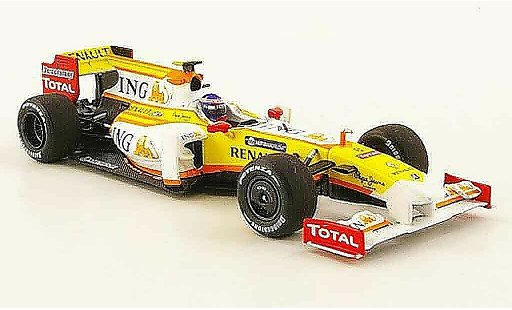 Renault F1 2009 1/43 Minichamps r29 no.8 ing r.grosjean f1 team diecast model cars