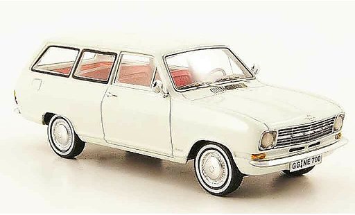 Opel Kadett B B 1/43 Neo caravan white 1971 diecast model cars