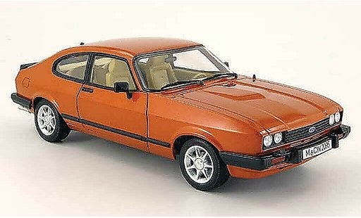 Ford Capri MK3 1/18 Norev cuivre mcw 1983 diecast model cars