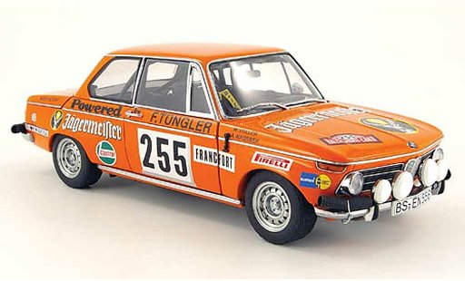 Bmw 2002 tii 1/18 Autoart no.255 jagermeister rallye monte carlo 1973 diecast model cars
