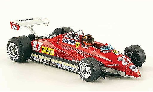 Ferrari 126 C2 1/43 Brumm turbo no.27 g.villeneuve gp san marino diecast model cars