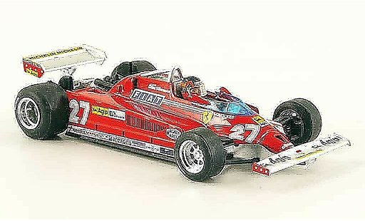 Ferrari 126 CK 1/43 Brumm turbo no.27 g.villeneuve gp italien diecast model cars