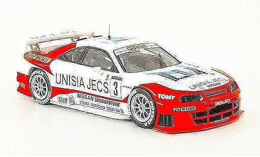 Nissan Skyline R33 1/43 Ebbro GTR No.3 Unisia Jecs JGTC 1998 diecast model cars