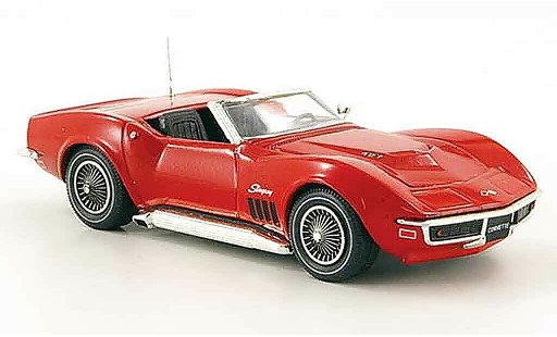Chevrolet Corvette Convertible 1/43 Sun Star C3 427 red 1968 diecast model cars