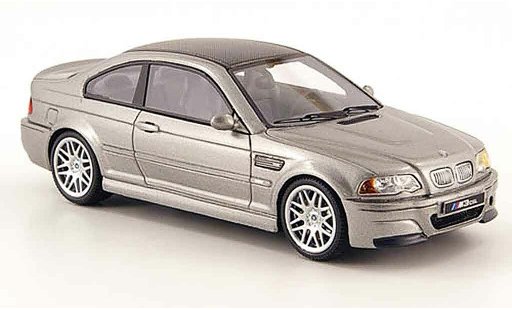 Bmw M3 CSL 1/43 Premium X E46 grey 2003 diecast model cars