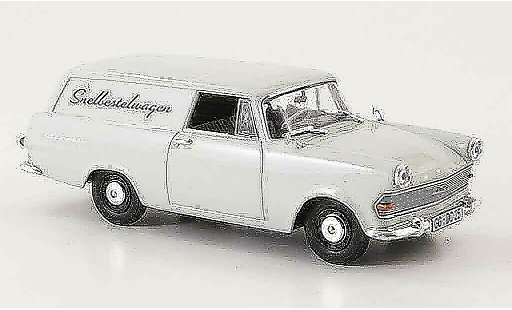Opel Rekord P2 1/43 Bing van snelbestelwagen diecast model cars
