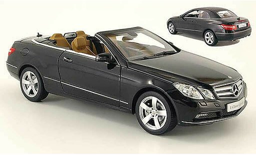 Mercedes Classe E Cabriolet 1/18 Norev (a207) black 2010 diecast model cars