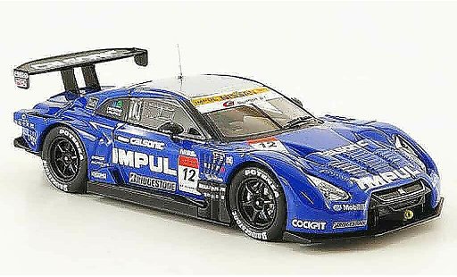 Nissan Skyline R35 1/43 Ebbro GT R No.12 Impul Calsonic SGT 500 Fuji 2009 diecast model cars