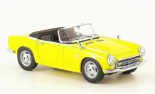 Honda S800 Roadster 1/43 Ebbro yellow 1966 diecast model cars