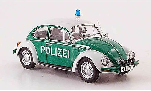 Volkswagen Coccinelle Base 1/43 Schuco 1200 police diecast model cars