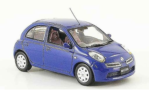 Nissan Micra Base 1/43 J Collection blue Funfturer Rechtslenker 2007 diecast model cars