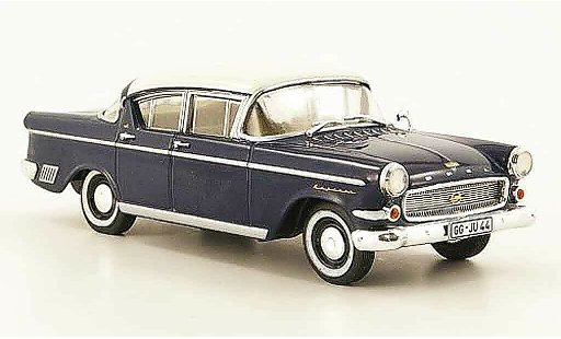 Opel Kapitan P2.5 1/43 Starline p 2.5 blue white 1958 diecast model cars