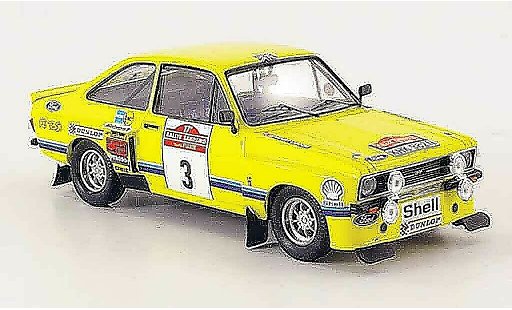 Ford Escort RS 1800 1/43 Trofeu Tarmac No.3 Rally San Remo 1975 MK2 diecast model cars