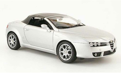 Alfa Romeo Spider veloce 1/18 Welly grey capote diecast model cars