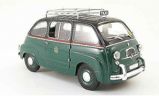 Fiat 600 Multipla 1/18 Mini Miniera taxi avec gepacktrager diecast model cars