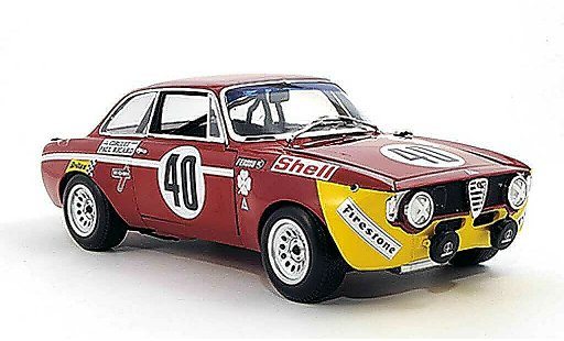 Alfa Romeo Giulia gt junior 1300 1/18 Minichamps GTA No.40 Picchi / Chassseuil 24h Paul Ricard 1971 diecast model cars