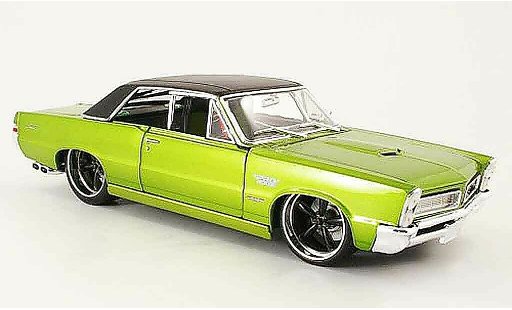 Pontiac GTO 1965 1/18 Maisto green/black pro rodz-tuning diecast model cars