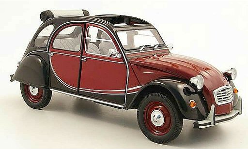Citroen 2CV Charleston 1/18 Minichamps red/black 1981 diecast model cars