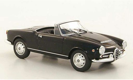 Alfa Romeo Spider Duetto duetto 1/43 Minichamps 1962 Giulia black diecast model cars