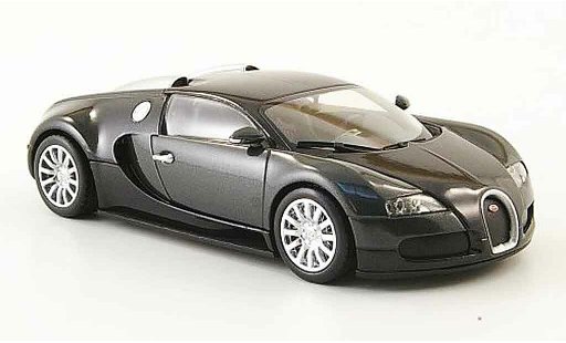 Bugatti Veyron coupe 1/43 Minichamps 16.4 grey black 2009 diecast model cars