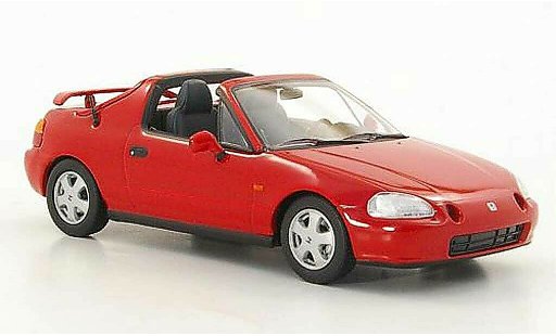 Honda CRX Del Sol 1/43 Minichamps red 1993 diecast model cars
