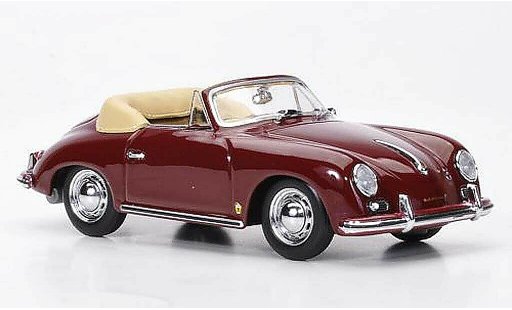Porsche 356 1956 1/43 Minichamps Convertible red diecast model cars