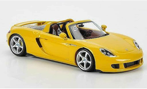 Porsche Carrera GT Base 1/43 Minichamps yellow 2003 diecast model cars