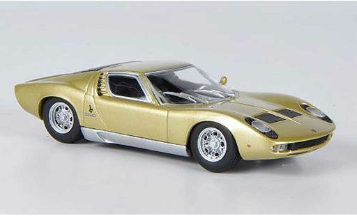 Lamborghini Miura S 1/43 Minichamps gold 1969 diecast model cars