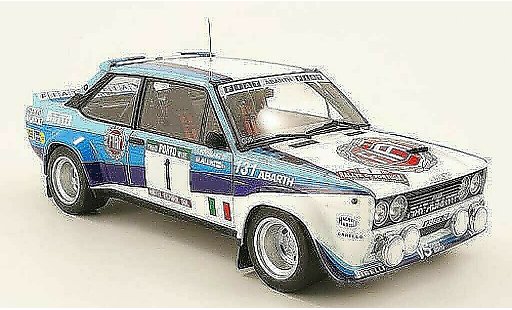 Fiat 131 Abarth 1/18 Kyosho no.1 winner rallye portugal 1981 diecast model cars